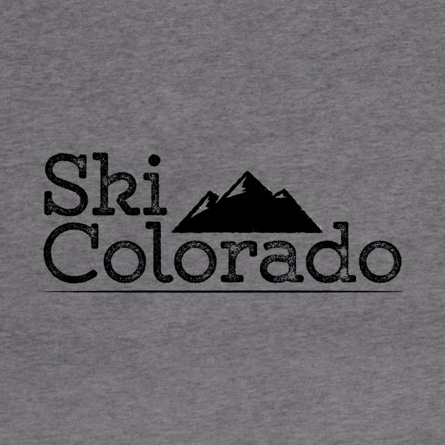 Vintage Ski Colorado T-Shirt Design by HolidayShirts
